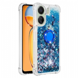 Case Poco C65 Puhelinkuoret Glitter Ring -tuki