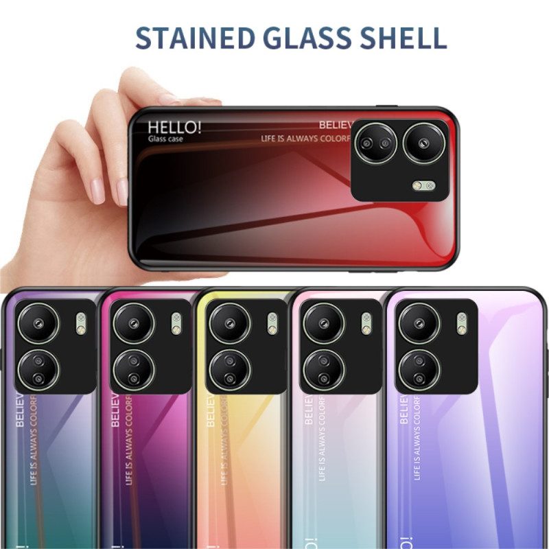 Kuori Poco C65 Hello Tempered Glass