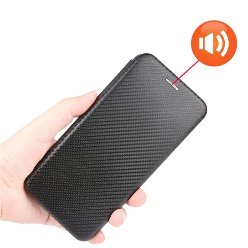 Kotelot Vivo X60 Pro Carbon Fiber Leatherette