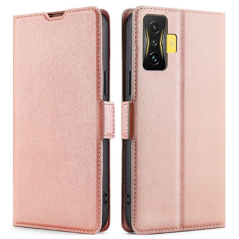 Kotelot Poco F4 GT Faux Leather Minimalist Business