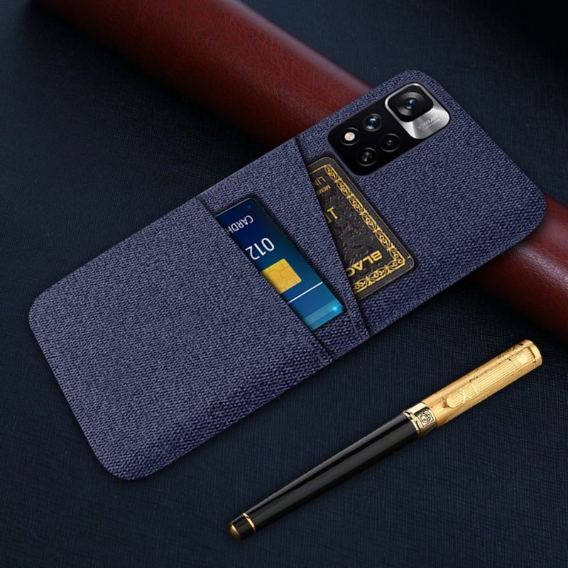 Case Xiaomi Redmi Note 11 Pro Plus 5G Murtumaton Puhelinkuoret Kangaskorttipidike