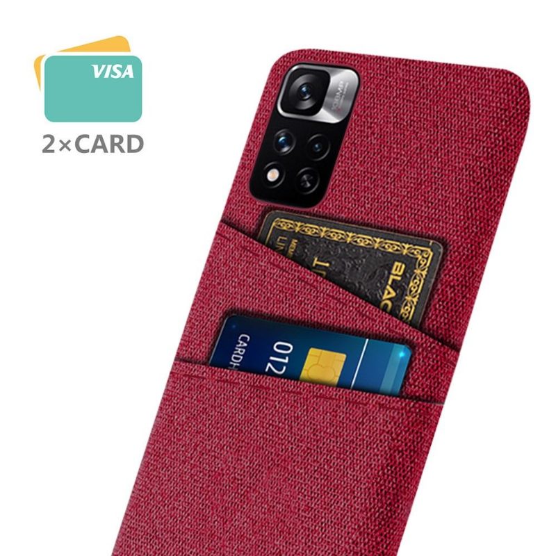 Case Xiaomi Redmi Note 11 Pro Plus 5G Murtumaton Puhelinkuoret Kangaskorttipidike