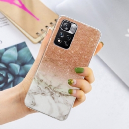 Kuori Xiaomi Redmi Note 11 Pro Plus 5G Marble Glitter