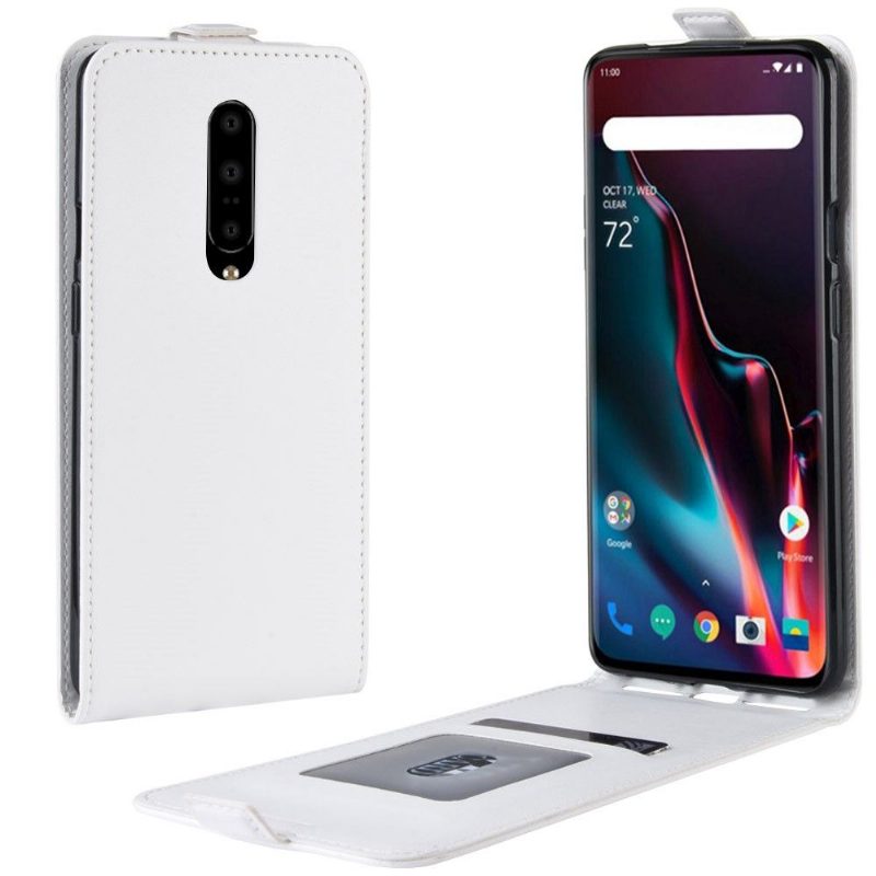 Kuoret OnePlus 7 Pro Kotelot Flip Keinonahka Pystysuora