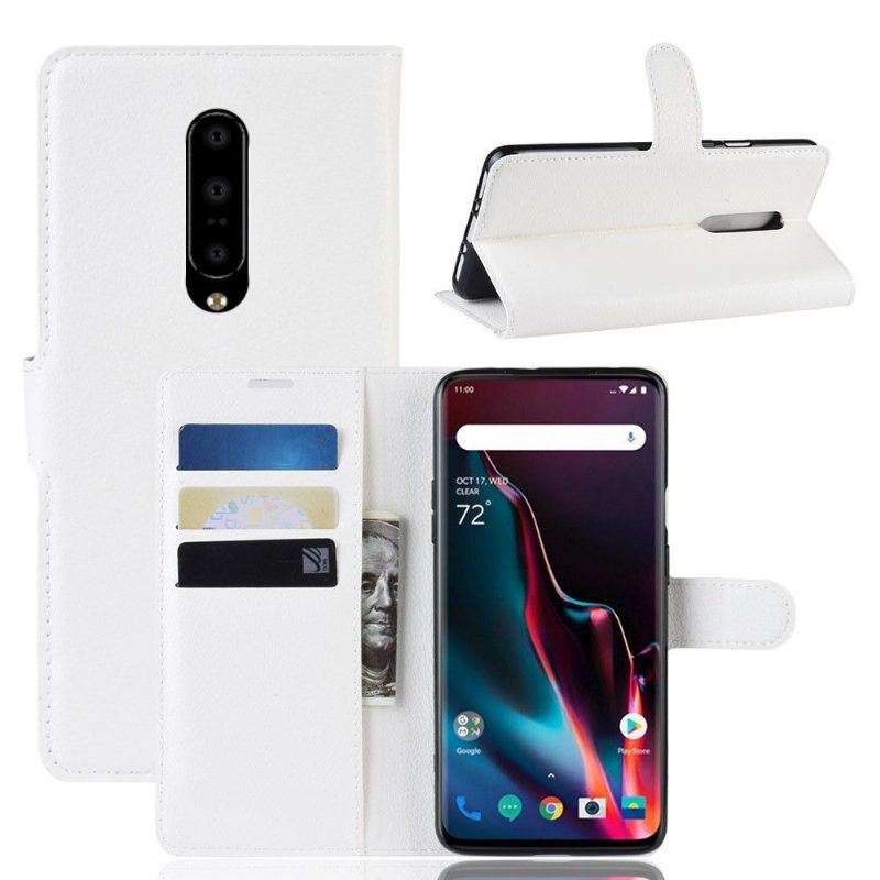 Kuoret OnePlus 7 Pro Style Nahkainen Korttikotelo