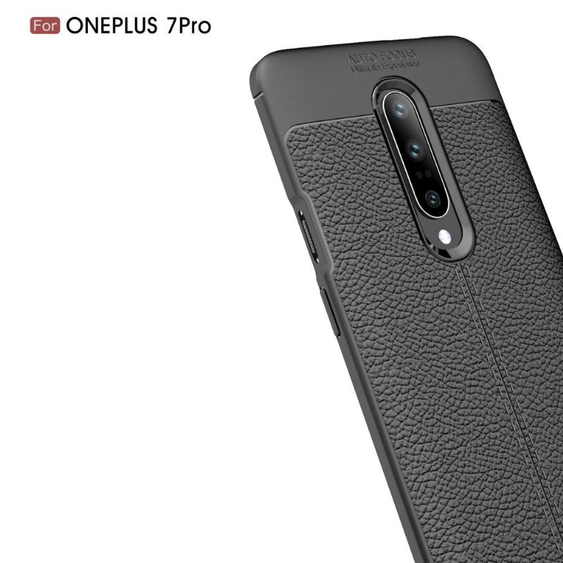 Kuori OnePlus 7 Pro Alkuperäinen Keinonahan Viimeistelygeeli