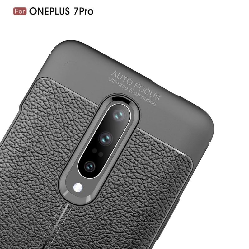 Kuori OnePlus 7 Pro Alkuperäinen Keinonahan Viimeistelygeeli