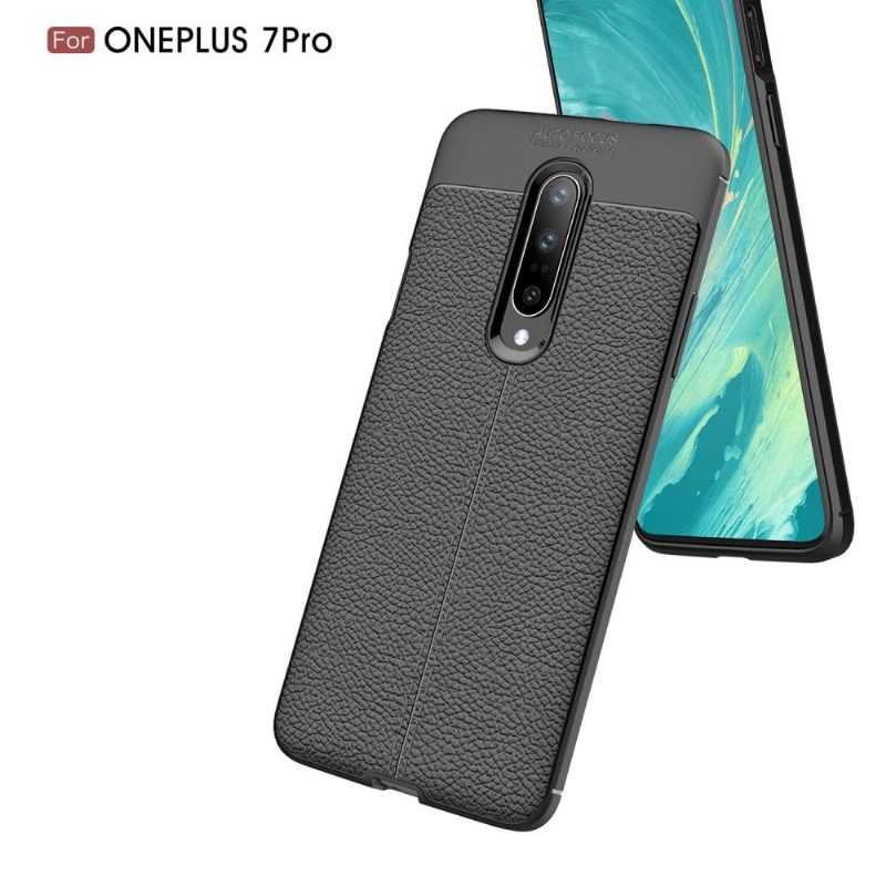 Kuori OnePlus 7 Pro Alkuperäinen Keinonahan Viimeistelygeeli