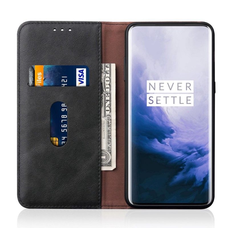 Nahkakuori OnePlus 7 Pro Murtumaton Puhelinkuoret Le Celestre Smart Retro