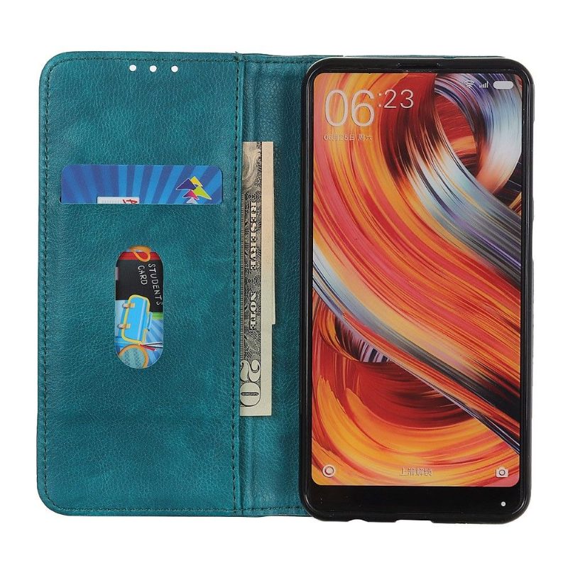 Nahkakuori OnePlus 7 Pro Sylvester Faux Leather - Vihreä