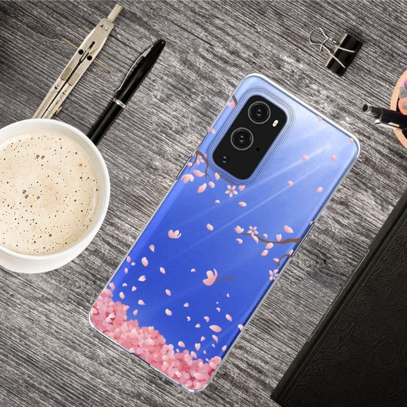 Case OnePlus 9 Pro Murtumaton Puhelinkuoret Vaaleanpunaiset Kukat