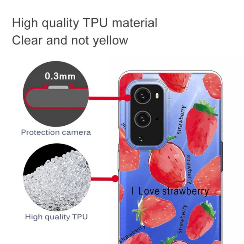 Kuori OnePlus 9 Pro Suojakuori Mansikka