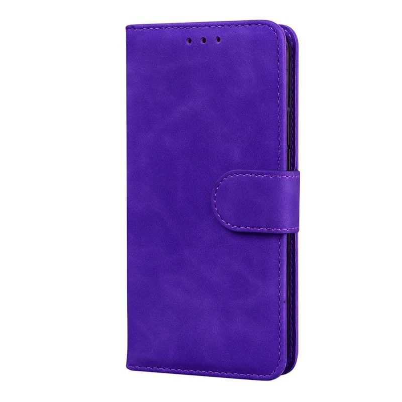 Nahkakotelo OnePlus 9 Pro Lompakkokuori Matte Leather -ompeleet