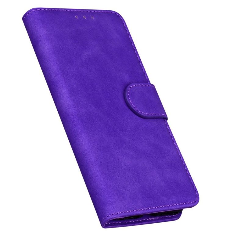 Nahkakotelo OnePlus 9 Pro Lompakkokuori Matte Leather -ompeleet