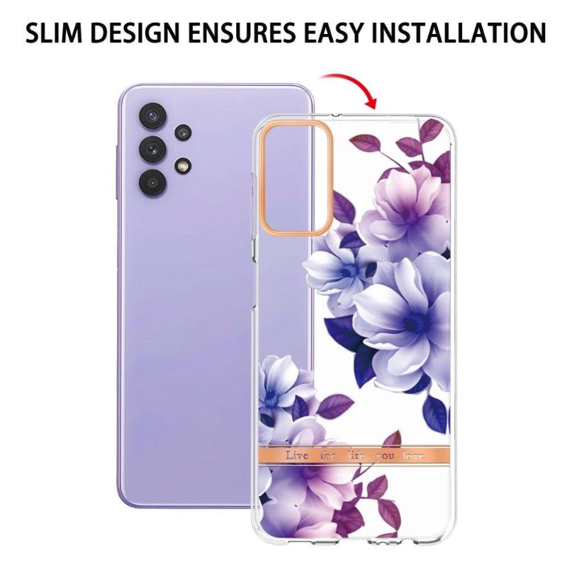 Case Samsung Galaxy A13 4G Begonia Flower