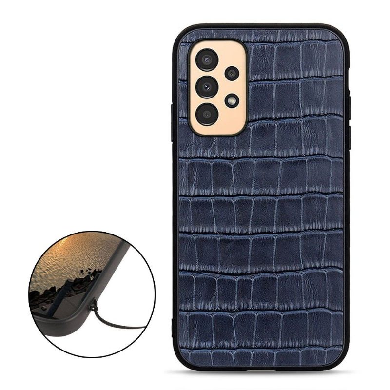 Kuori Samsung Galaxy A13 4G Alkuperäinen Chic Croco Skin Look