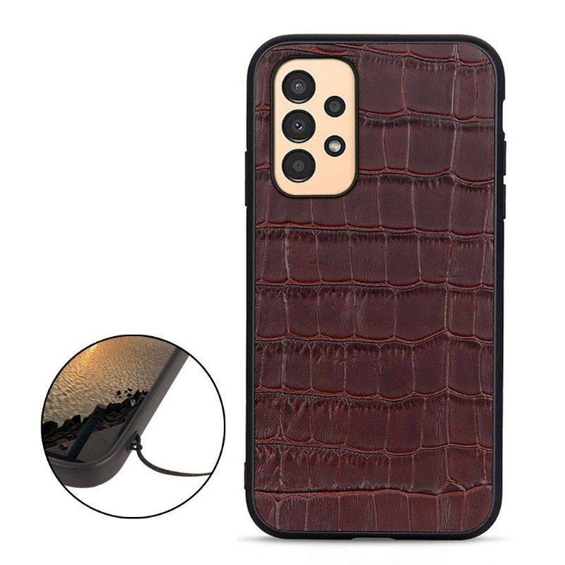 Kuori Samsung Galaxy A13 4G Alkuperäinen Chic Croco Skin Look