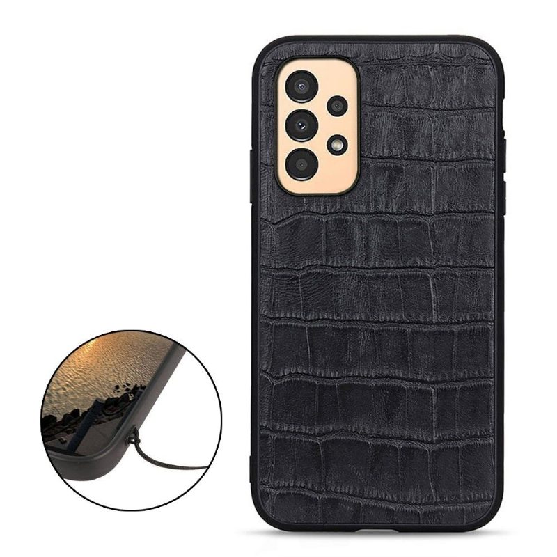 Kuori Samsung Galaxy A13 4G Alkuperäinen Chic Croco Skin Look