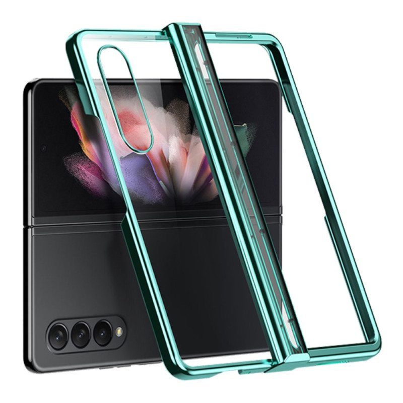 Kuori Samsung Galaxy Z Fold 4 Kirkas Metallinen Saranoitu