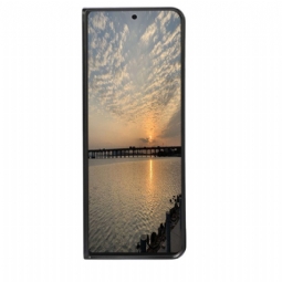 Kuori Samsung Galaxy Z Fold 4 Tekokrokotiilin Nahkaa