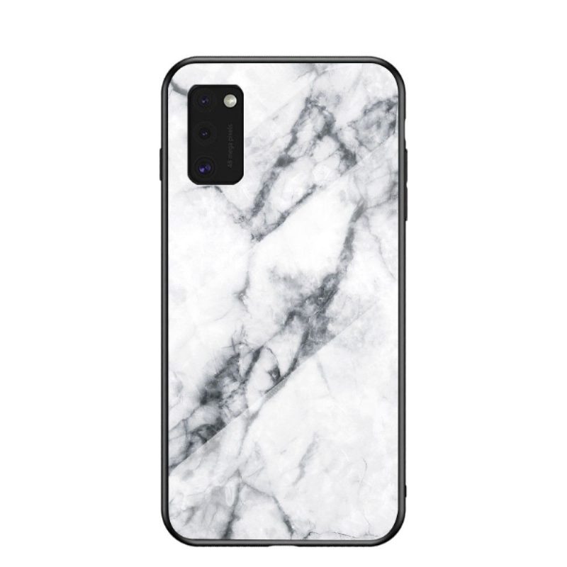 Case Samsung Galaxy A41 Celine Marble Glass Back