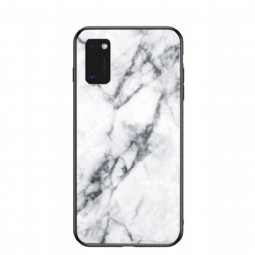 Case Samsung Galaxy A41 Celine Marble Glass Back