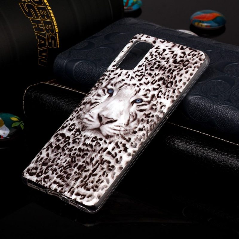 Case Samsung Galaxy A41 Murtumaton Puhelinkuoret Luminous Snow Panther