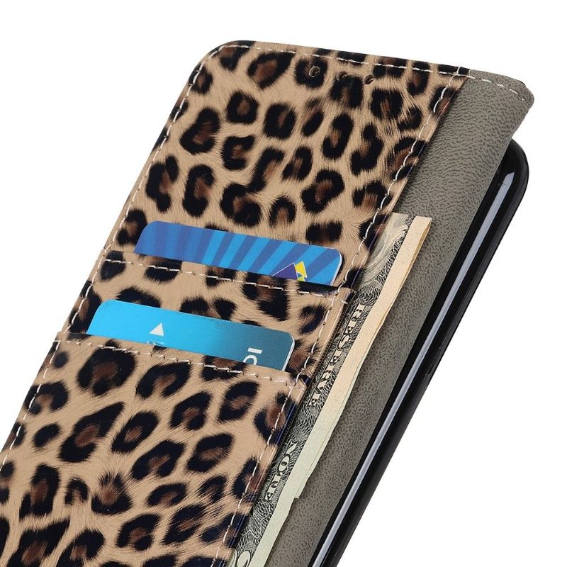 Kotelot Samsung Galaxy A41 Alkuperäinen Leopard Tekonahka