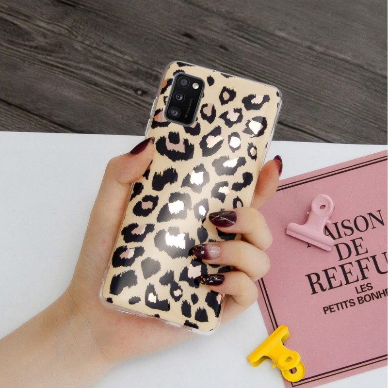 Kuori Samsung Galaxy A41 Alkuperäinen Joustava Leopard