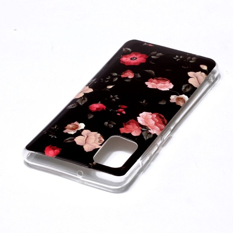 Kuori Samsung Galaxy A41 Luminous Flowers