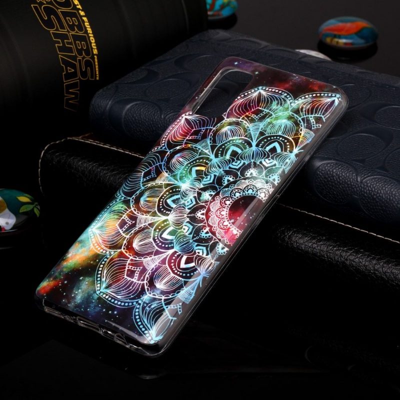 Kuori Samsung Galaxy A41 Valoisa Värikäs Mandala