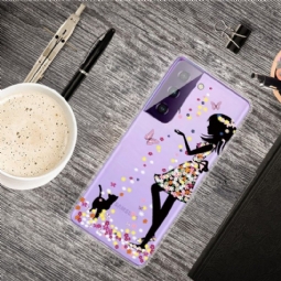 Case Samsung Galaxy S21 5G Murtumaton Puhelinkuoret Lady Butterflies