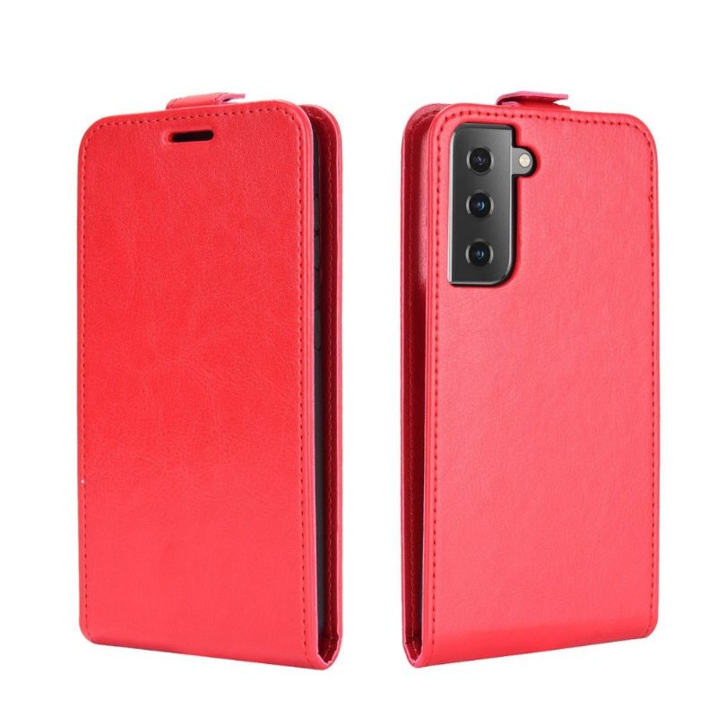 Flip Case Samsung Galaxy S21 5G Hemming Kotelot Flip Keinonahka Pystysuora