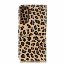 Kotelot Samsung Galaxy S21 5G Faux Leather Leopard Style