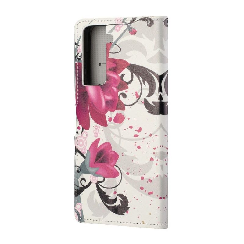 Kotelot Samsung Galaxy S21 5G Lotus Flowers