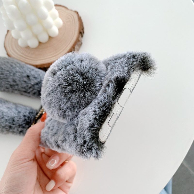 Kuori Samsung Galaxy S21 5G Alkuperäinen Faux Fur Rabbit