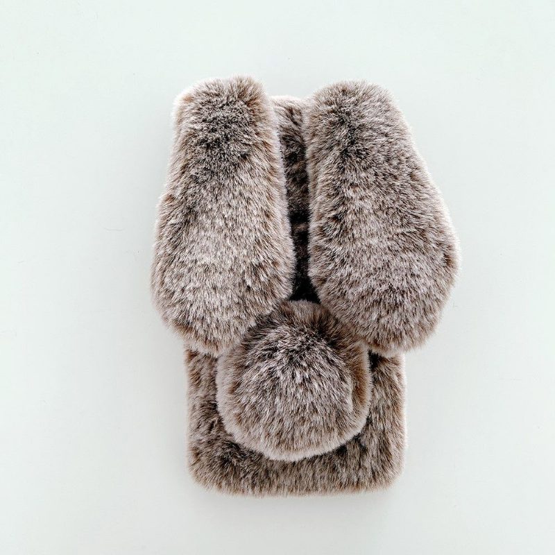 Kuori Samsung Galaxy S21 5G Alkuperäinen Faux Fur Rabbit