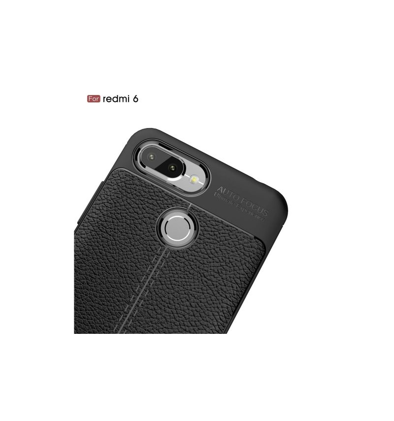 Case Xiaomi Redmi 6 Textured Style Nahka