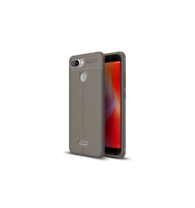 Case Xiaomi Redmi 6 Textured Style Nahka