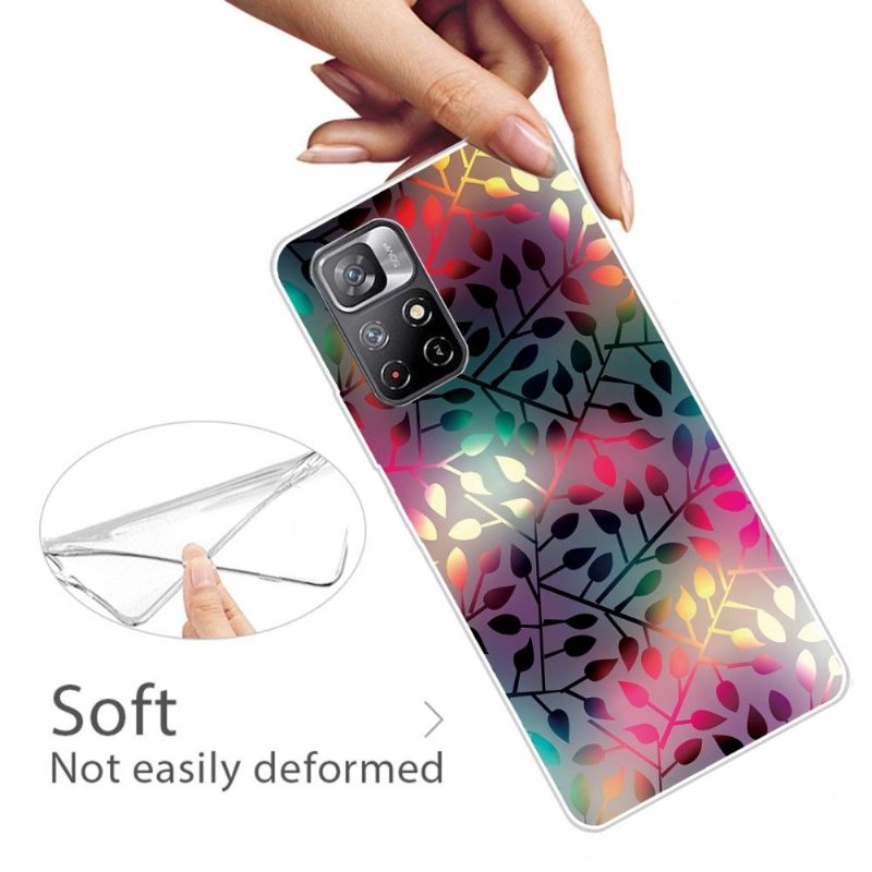 Case Poco M4 Pro 5G Murtumaton Puhelinkuoret Leaf