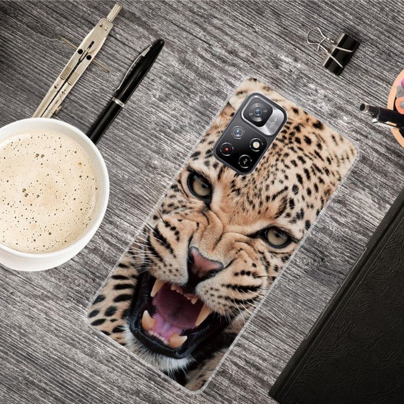 Case Poco M4 Pro 5G Roaring Leopard