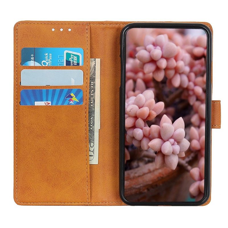 Flip Case Poco M4 Pro 5G Hemming Marius Matte Leather Effect