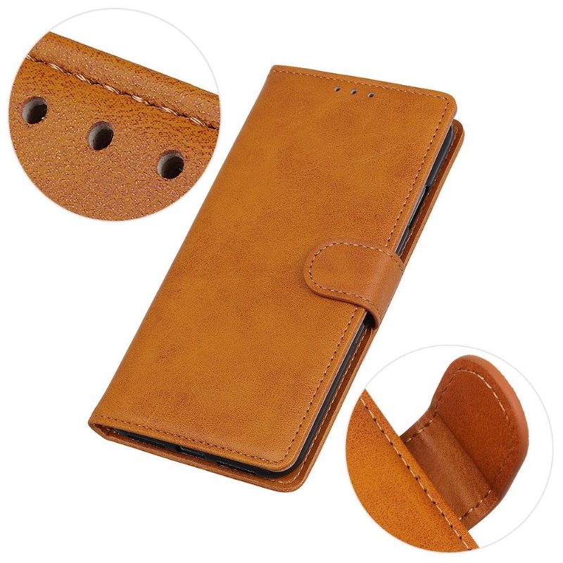 Flip Case Poco M4 Pro 5G Hemming Marius Matte Leather Effect