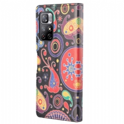 Flip Case Poco M4 Pro 5G Hemming Paisley Flower