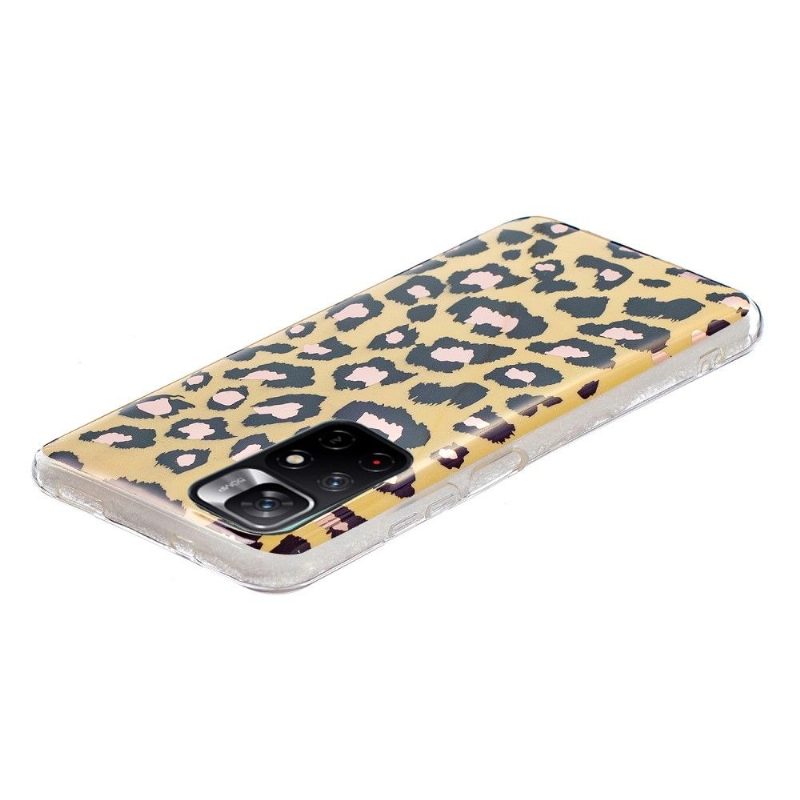 Kuori Poco M4 Pro 5G Suojakuori Silicone Leopard