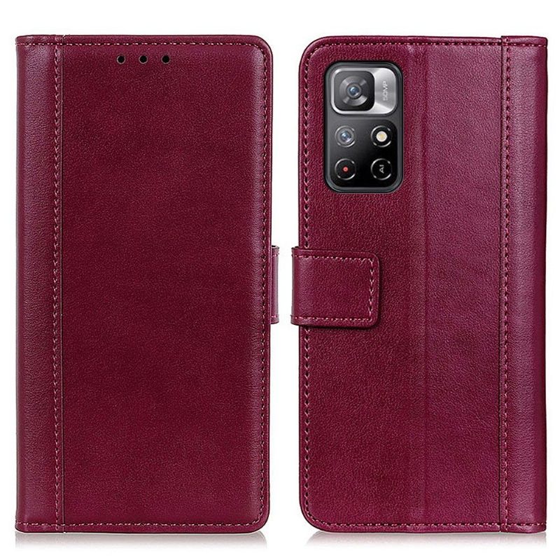 Nahkakotelo Poco M4 Pro 5G Kotelot Flip Cerena Faux Leather Folio