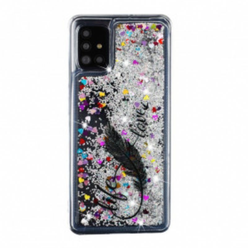 Case Samsung Galaxy A52 4G / A52 5G / A52s 5G Life & Love Paljetteja