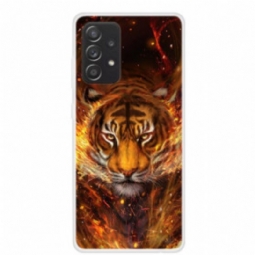 Kuori Samsung Galaxy A52 4G / A52 5G / A52s 5G Joustava Tiger