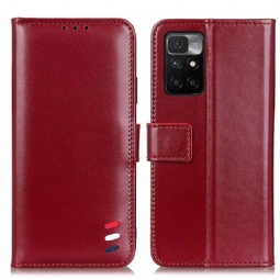 Flip Case Xiaomi Redmi 10 Hemming Mélodie Tricolore