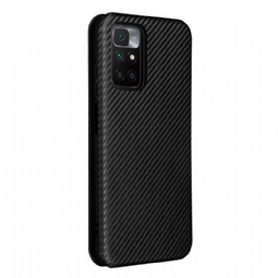 Nahkakotelo Xiaomi Redmi 10 Murtumaton Puhelinkuoret Carbon Fiber Leatherette